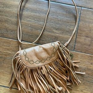 Lucky brand real leather soft crossbody bag